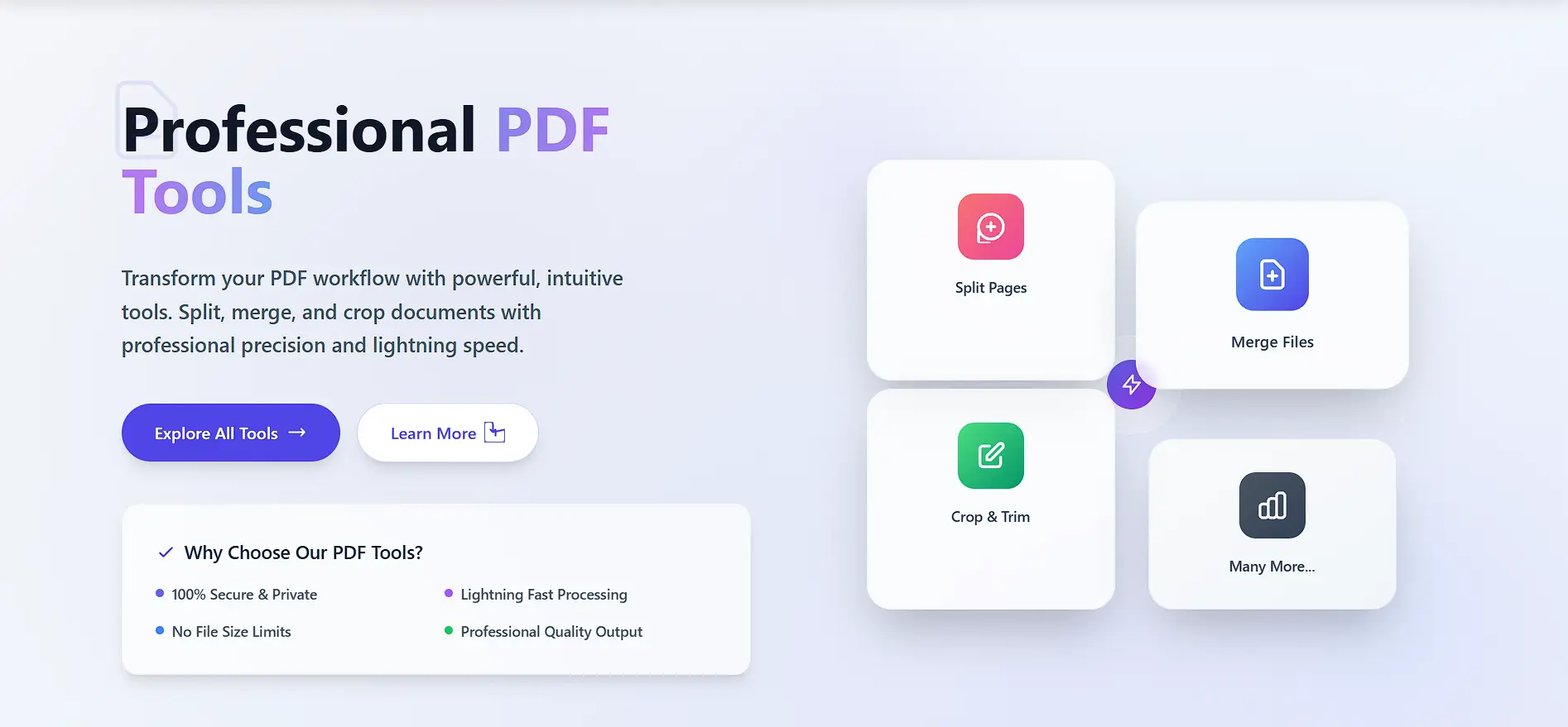 E-SmartCrop AI-Powered PDF Tools - Streamline your document workflow